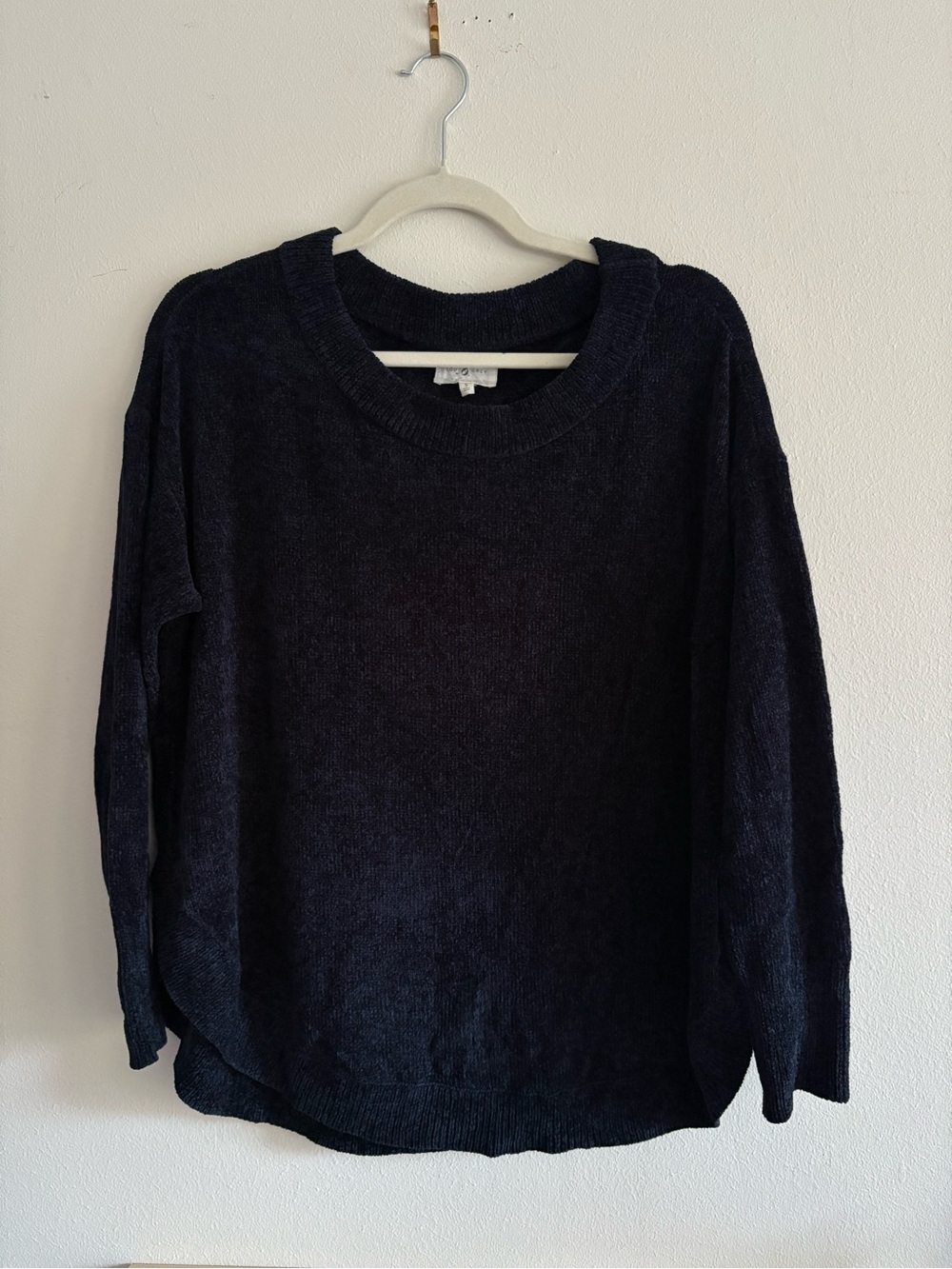Lou & Grey Crew Neck Sweater in navy Size Small